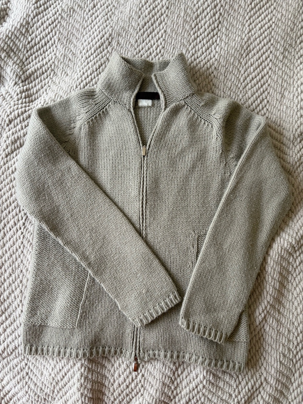 Beige Knit Italian Sweater